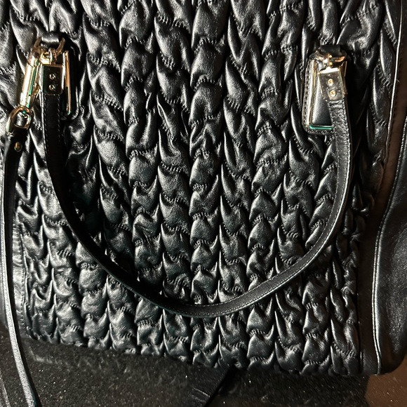 EUC! Coach Phoebe Madison black gathered purse.  Large - Picture 2 of 6